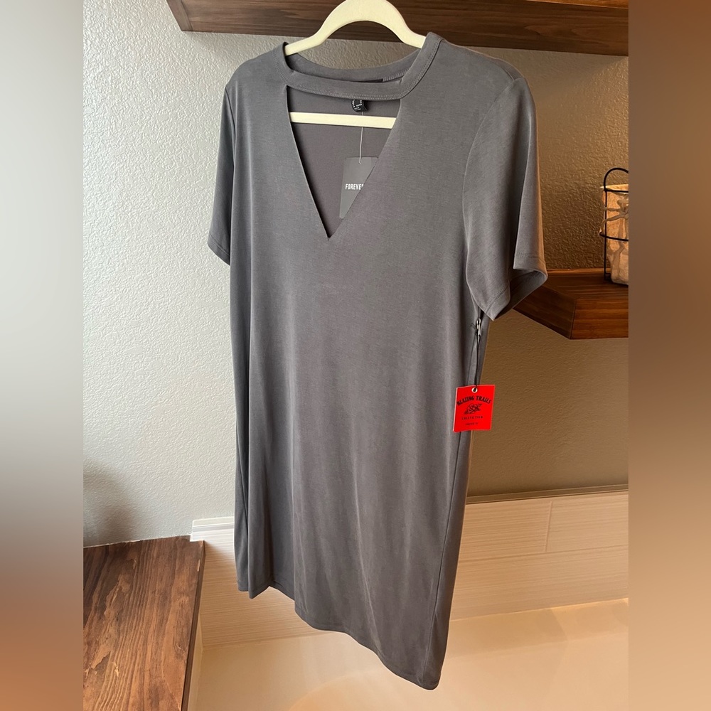 NWT Forever 21 T-Shirt Dress Size Medium Blazing Trails Collection
